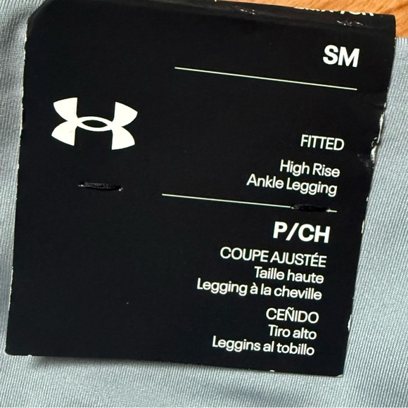 Under Armour Women’s Size S UA Fly-Fast Ankle High Rise Blue New Tight Leggins - Picture 8 of 16